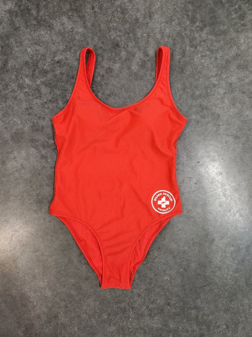 Shark Rescue On Duty By Breeza Bikini One Piece Size M Baywatch Dupe